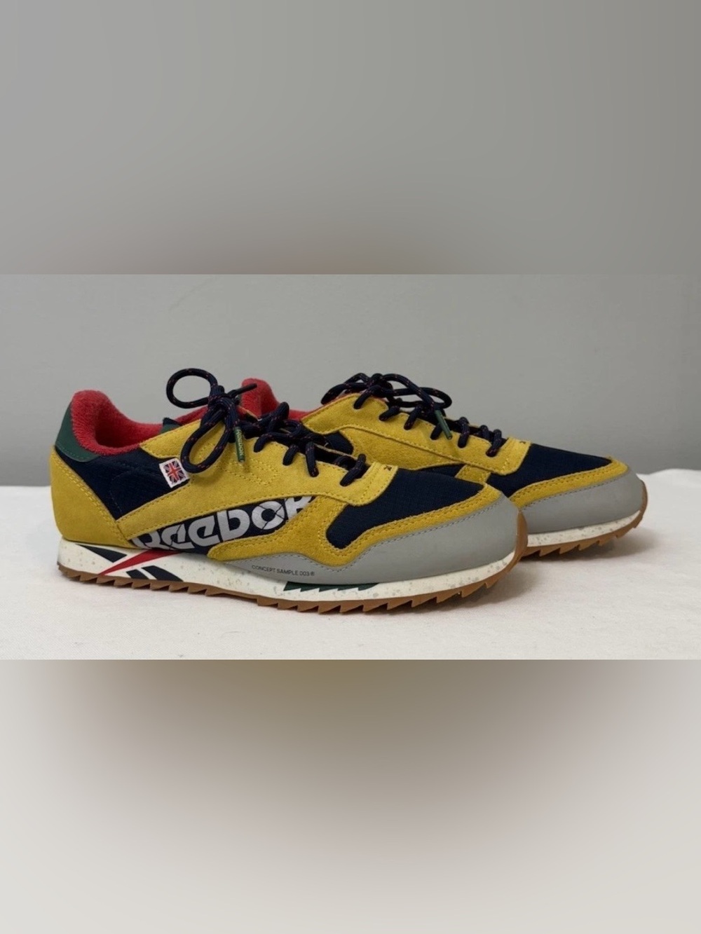 Reebok Ripple Icon Alter Icon Athletic Shoes Men’s Size 6 Leather Sneakers